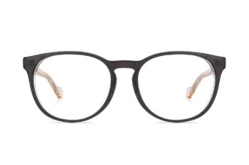 Black Full Rim Round Eyeglasses P133