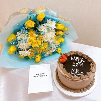 A BLISS + MINT CAKE